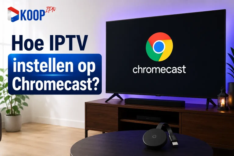 iptv instellen op chromecast