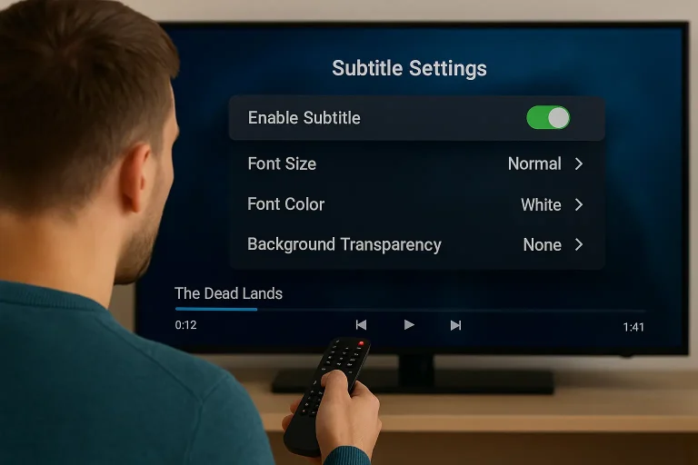ondertiteling bij iptv smarters pro