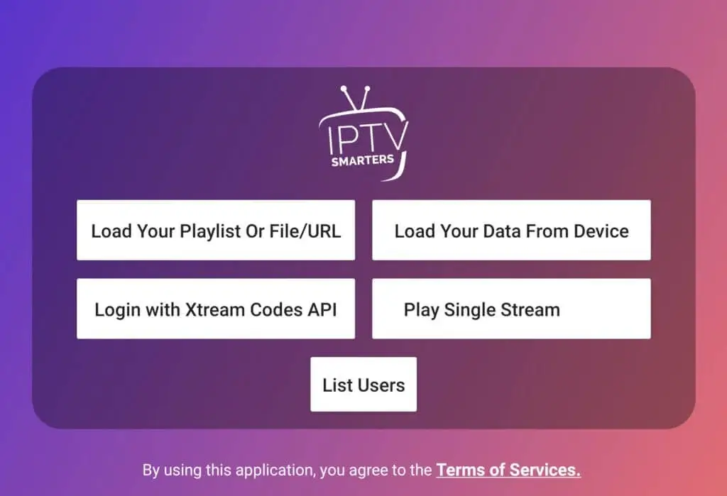 login met xtream codes api