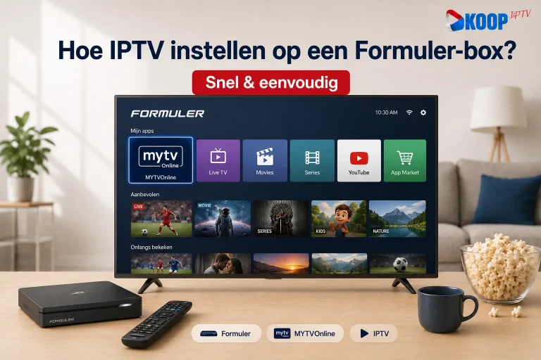 iptv instellen op een formuler-box